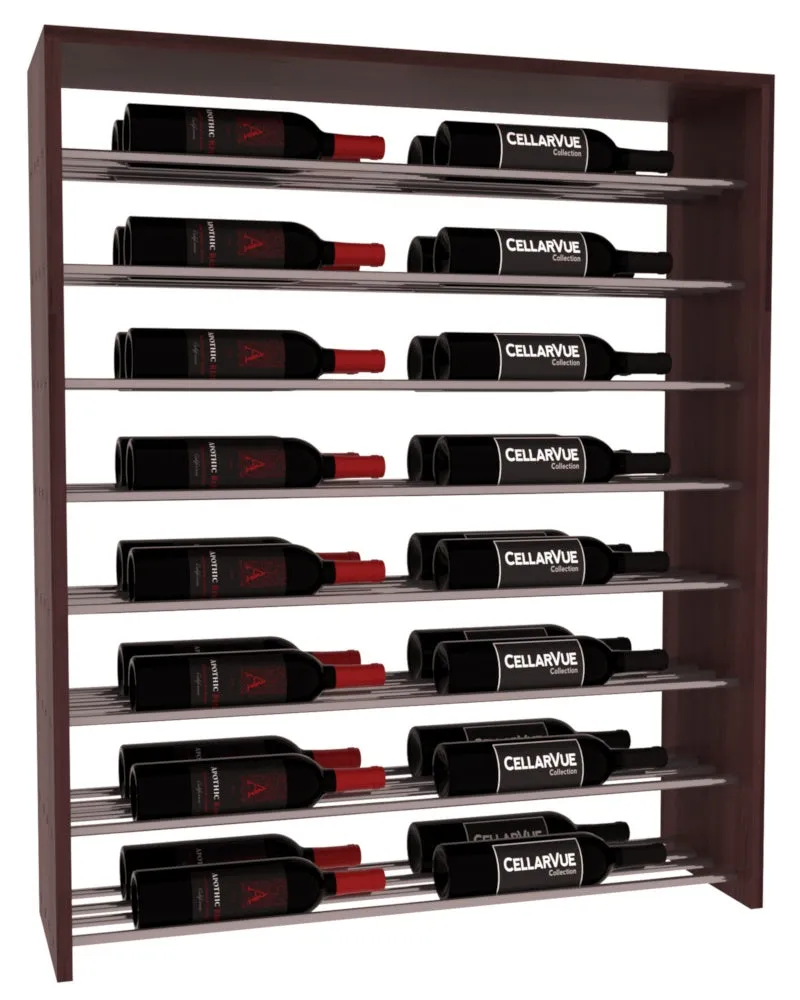 InstaCellar - 35" Horizontal Double Deep Top Display - Gunmetal Rods