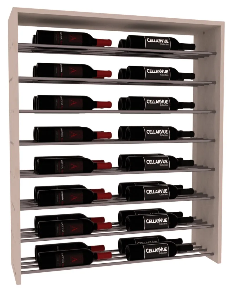 InstaCellar - 35" Horizontal Double Deep Top Display - Gunmetal Rods