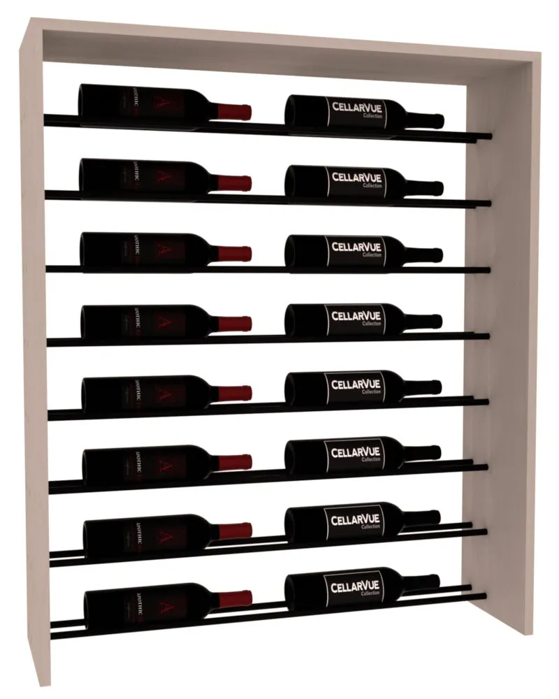 InstaCellar - 35" Horizontal Top Display - Black Metal Rods