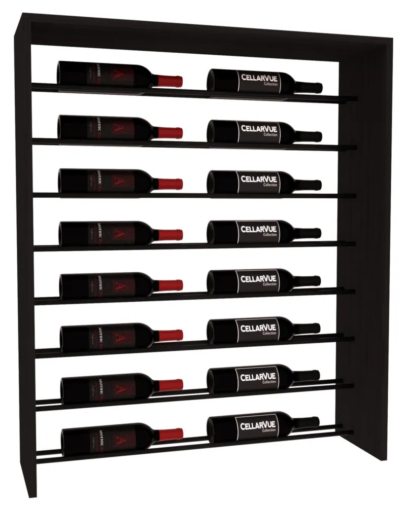 InstaCellar - 35" Horizontal Top Display - Black Metal Rods