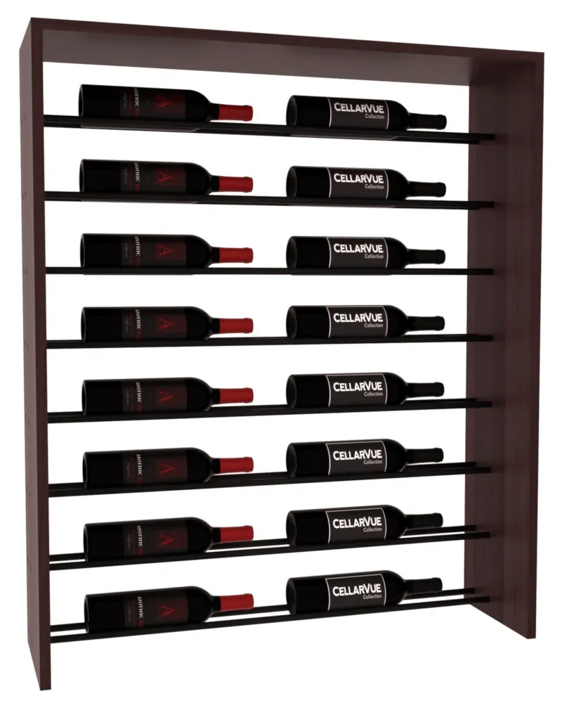 InstaCellar - 35" Horizontal Top Display - Black Metal Rods