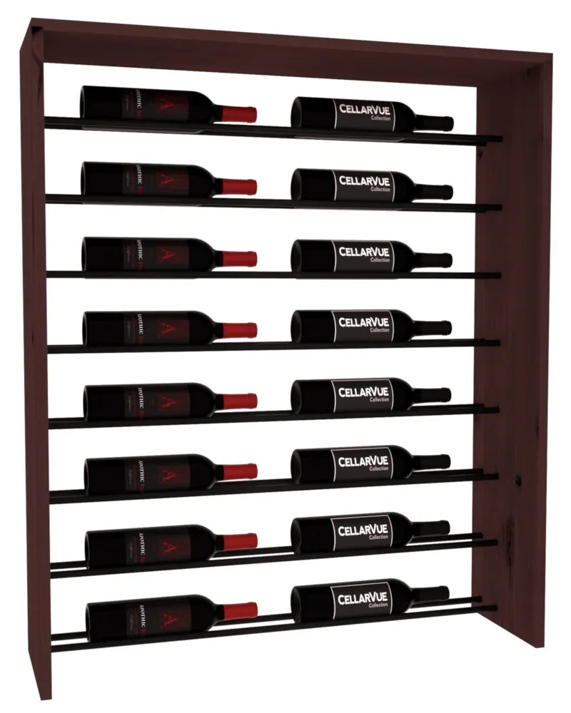InstaCellar - 35" Horizontal Top Display - Black Metal Rods