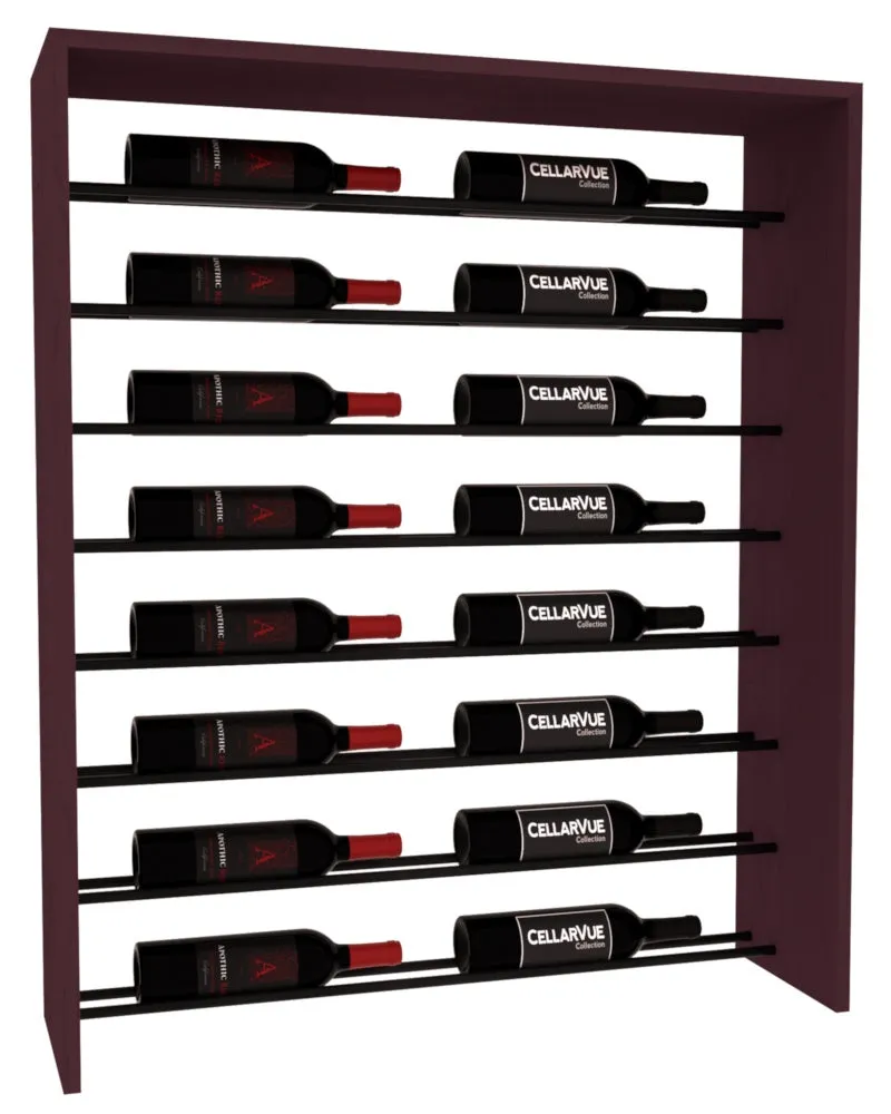 InstaCellar - 35" Horizontal Top Display - Black Metal Rods