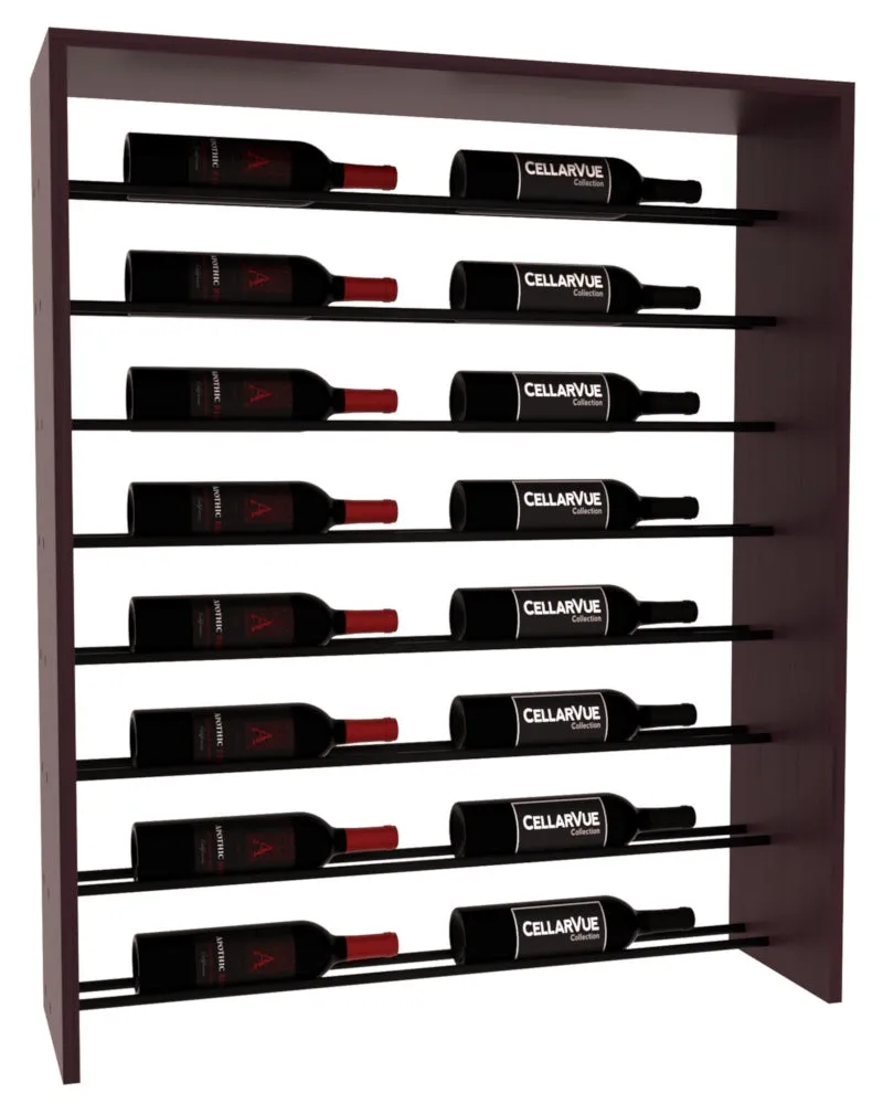 InstaCellar - 35" Horizontal Top Display - Black Metal Rods