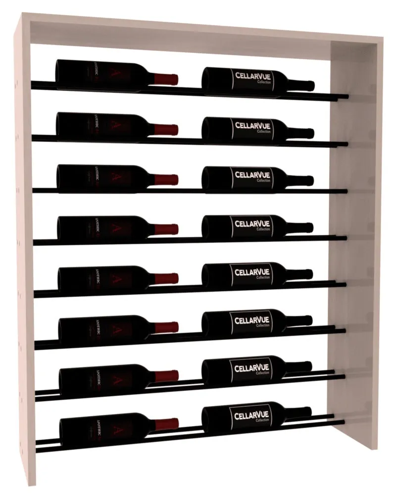 InstaCellar - 35" Horizontal Top Display - Black Metal Rods