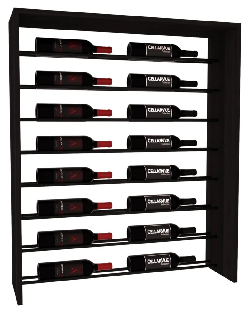 InstaCellar - 35" Horizontal Top Display - Black Metal Rods