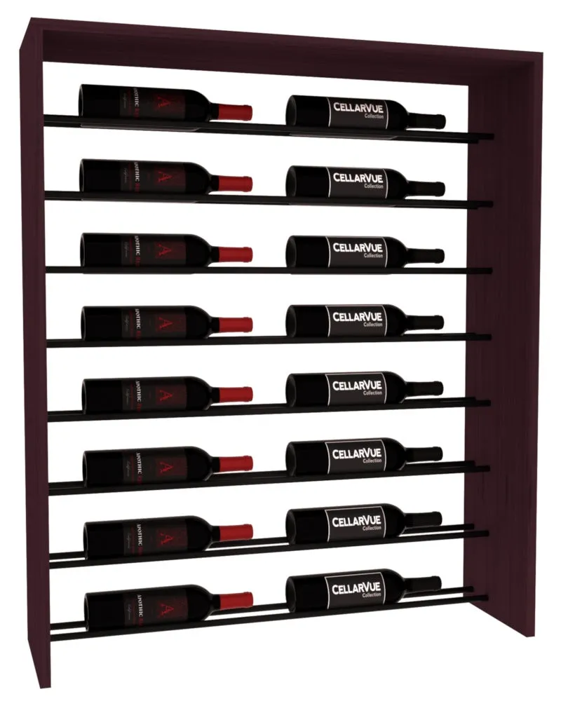 InstaCellar - 35" Horizontal Top Display - Black Metal Rods