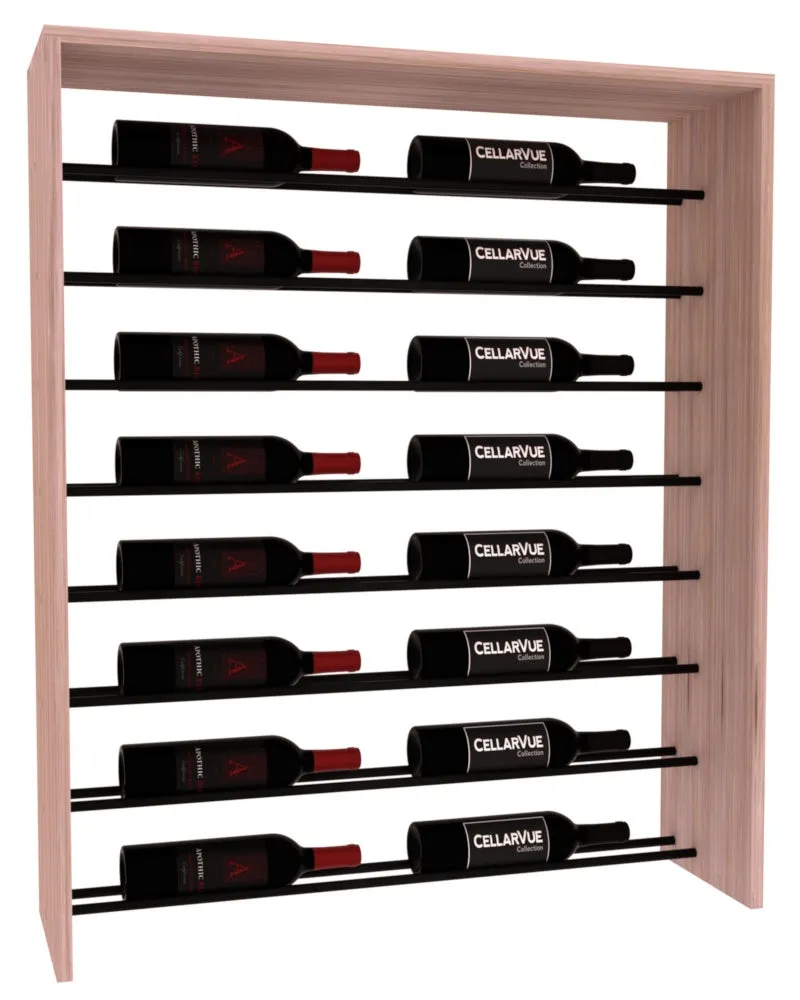 InstaCellar - 35" Horizontal Top Display - Black Metal Rods
