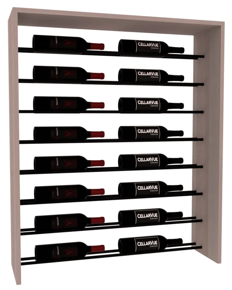 InstaCellar - 35" Horizontal Top Display - Black Metal Rods
