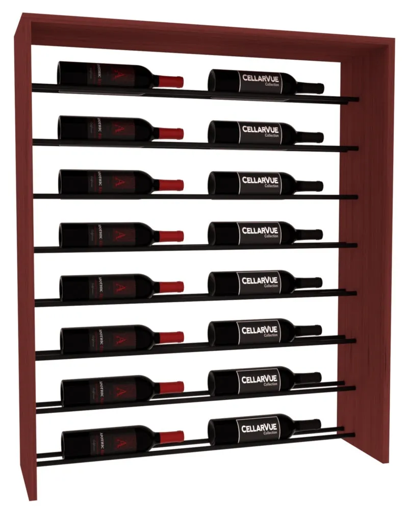 InstaCellar - 35" Horizontal Top Display - Black Metal Rods