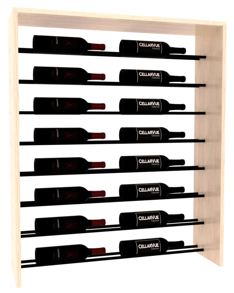 InstaCellar - 35" Horizontal Top Display - Black Metal Rods