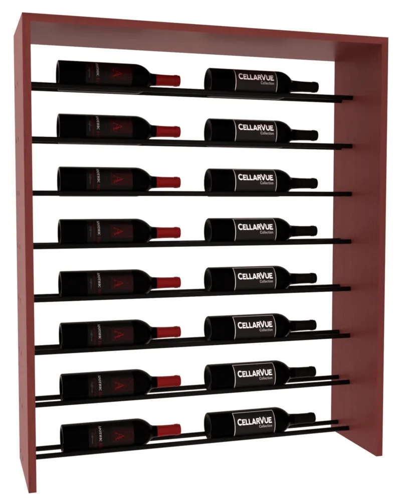 InstaCellar - 35" Horizontal Top Display - Black Metal Rods