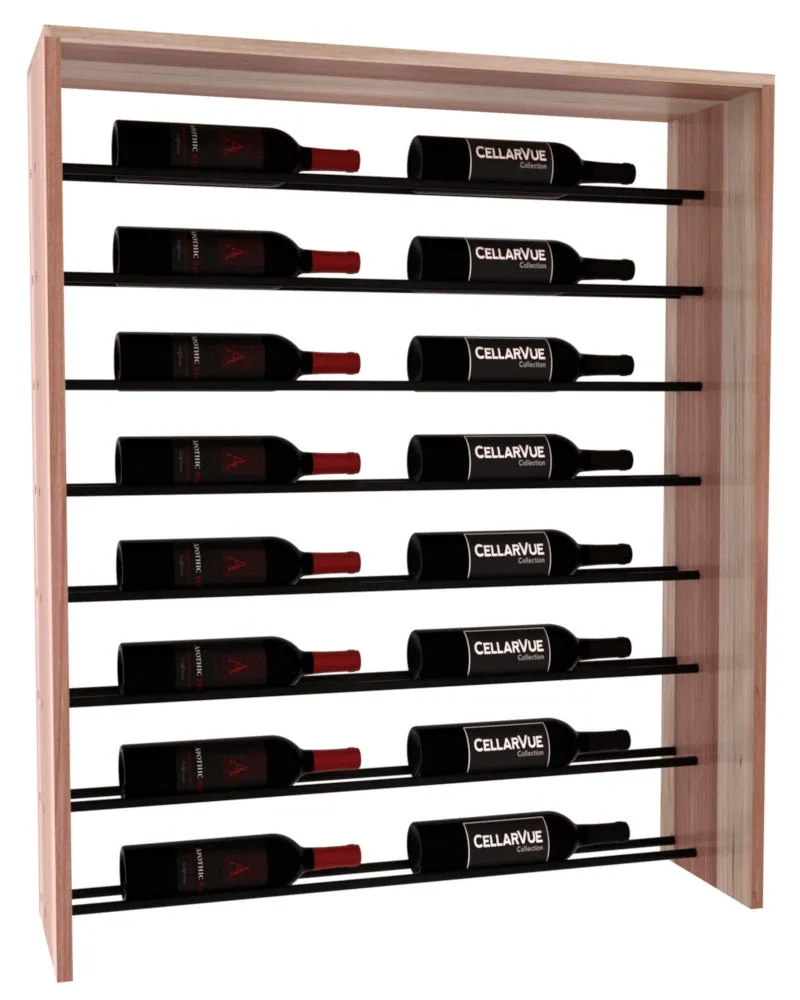 InstaCellar - 35" Horizontal Top Display - Black Metal Rods