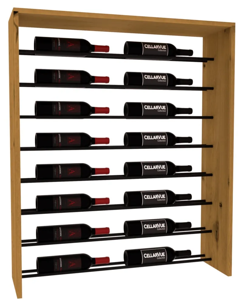 InstaCellar - 35" Horizontal Top Display - Black Metal Rods