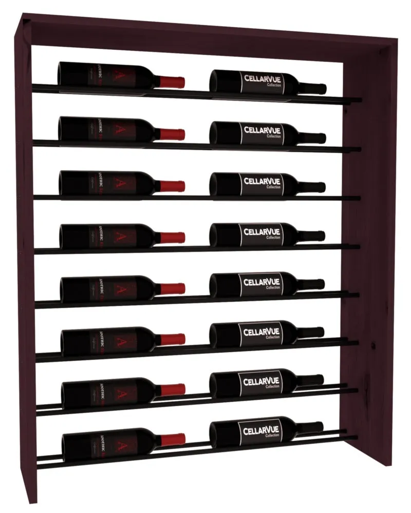 InstaCellar - 35" Horizontal Top Display - Black Metal Rods