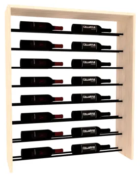 InstaCellar - 35" Horizontal Top Display - Black Metal Rods