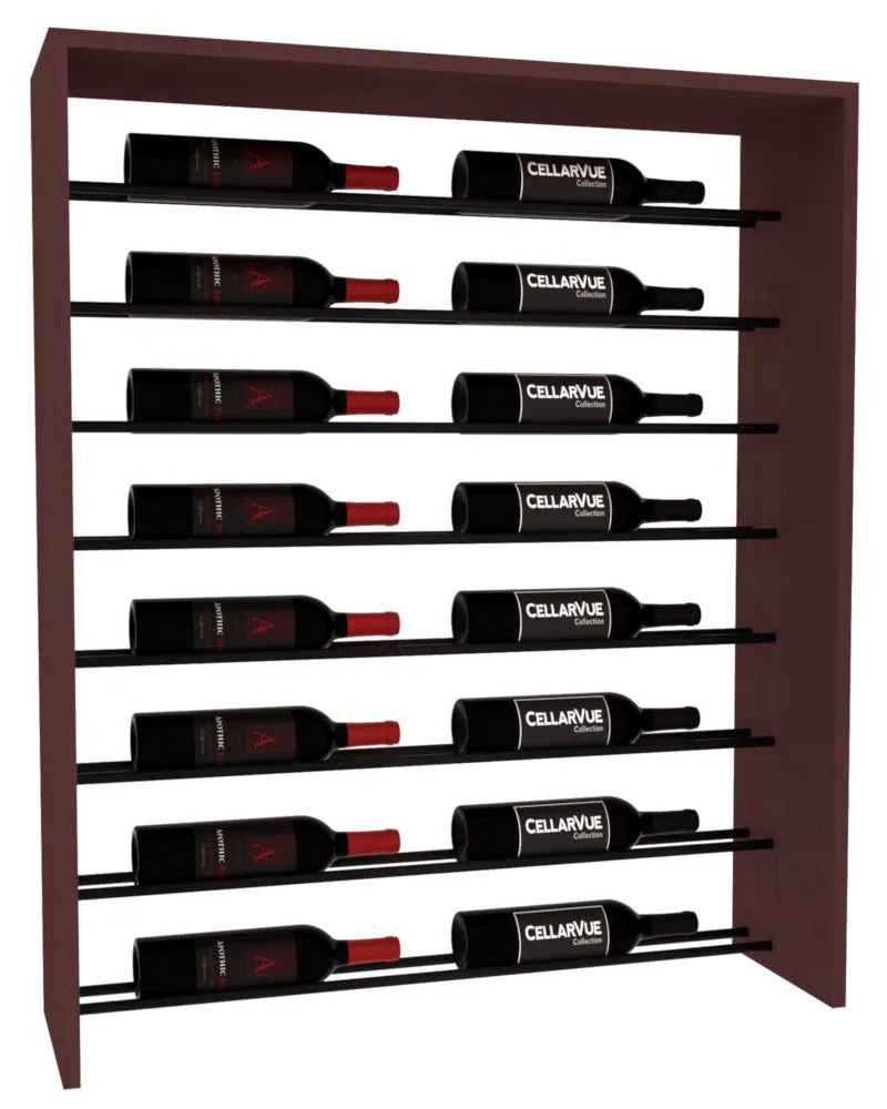 InstaCellar - 35" Horizontal Top Display - Black Metal Rods