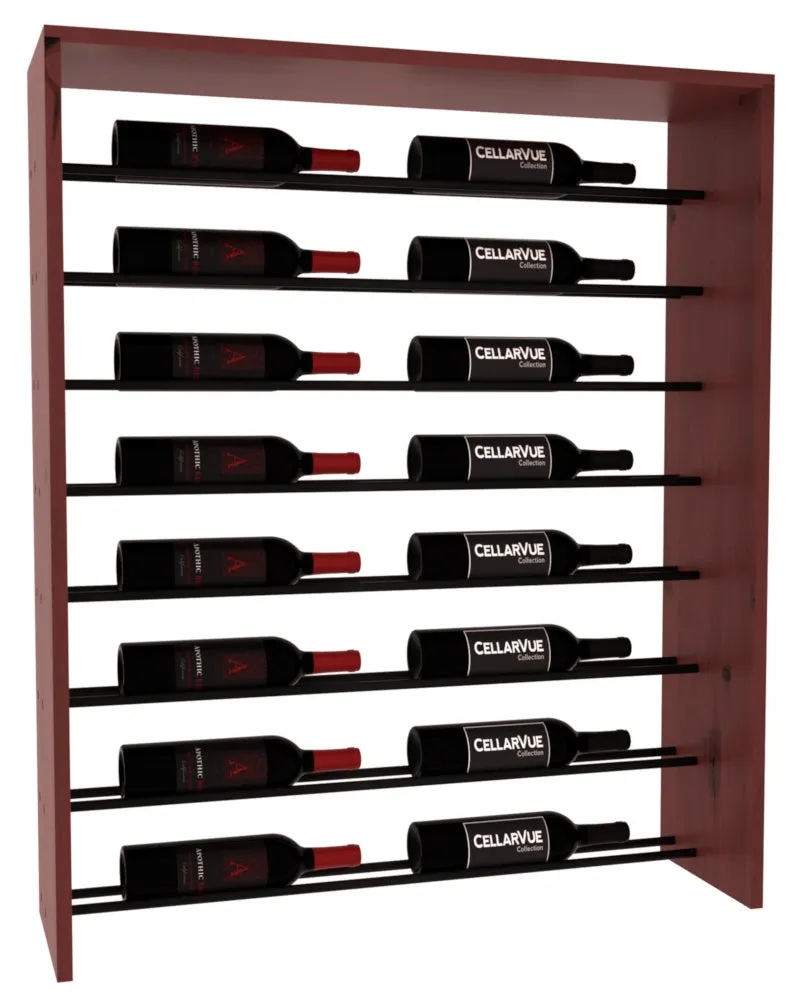 InstaCellar - 35" Horizontal Top Display - Black Metal Rods