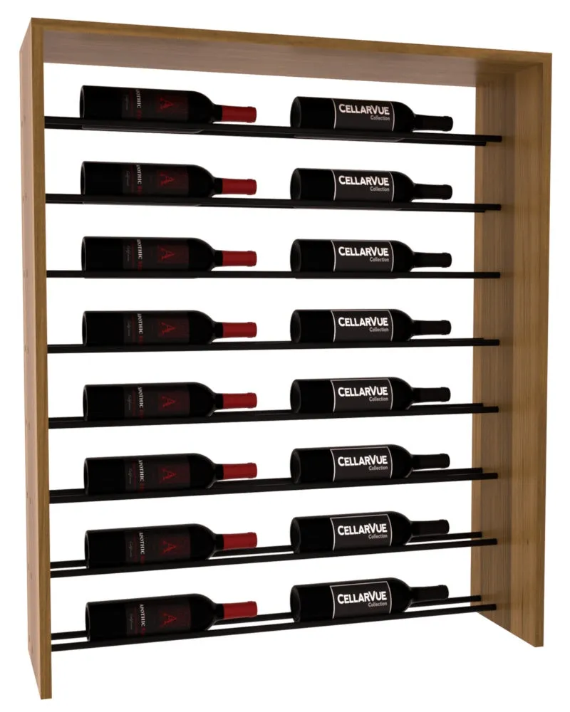 InstaCellar - 35" Horizontal Top Display - Black Metal Rods