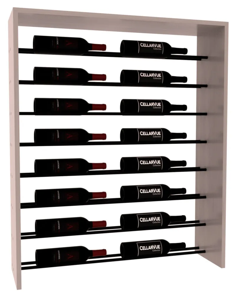 InstaCellar - 35" Horizontal Top Display - Black Metal Rods
