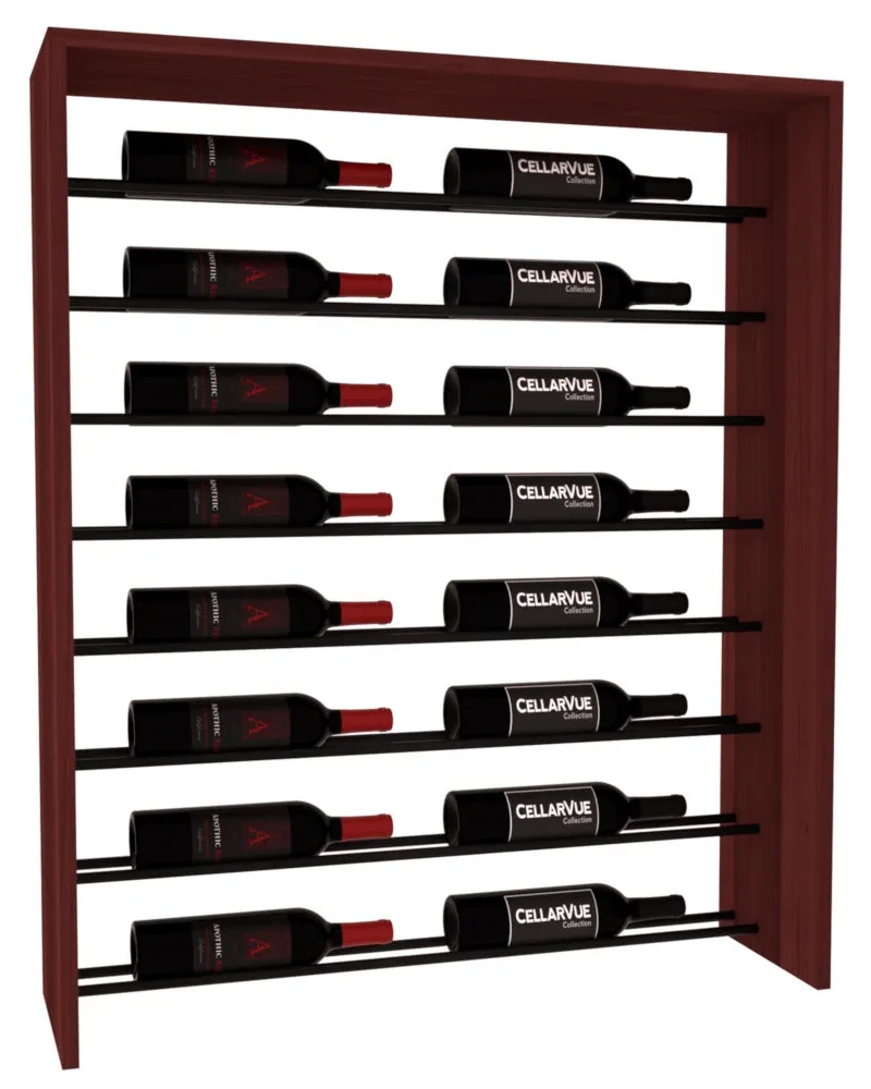 InstaCellar - 35" Horizontal Top Display - Black Metal Rods
