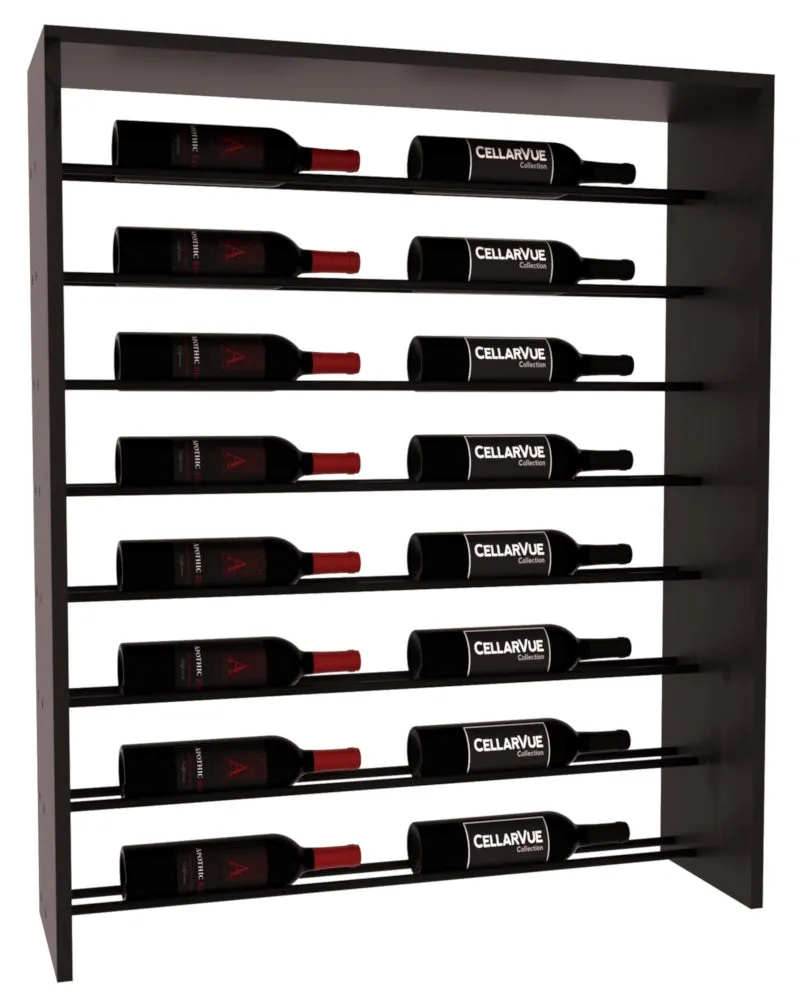 InstaCellar - 35" Horizontal Top Display - Black Metal Rods