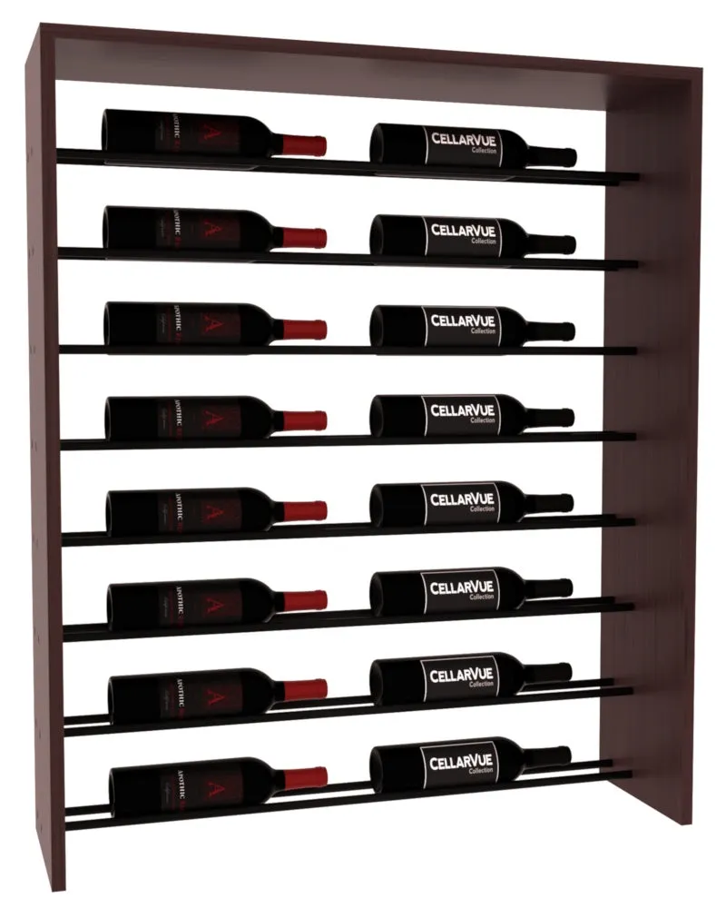InstaCellar - 35" Horizontal Top Display - Black Metal Rods