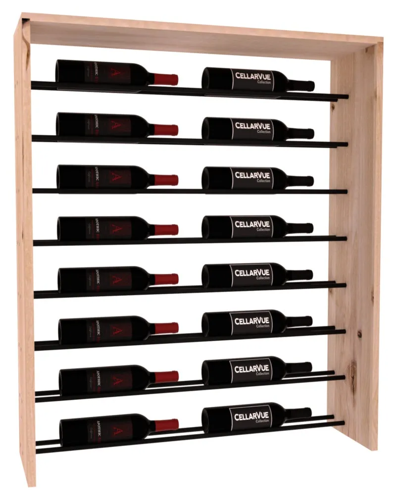 InstaCellar - 35" Horizontal Top Display - Black Metal Rods