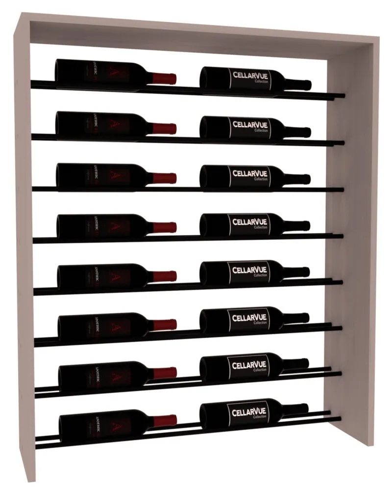 InstaCellar - 35" Horizontal Top Display - Black Metal Rods