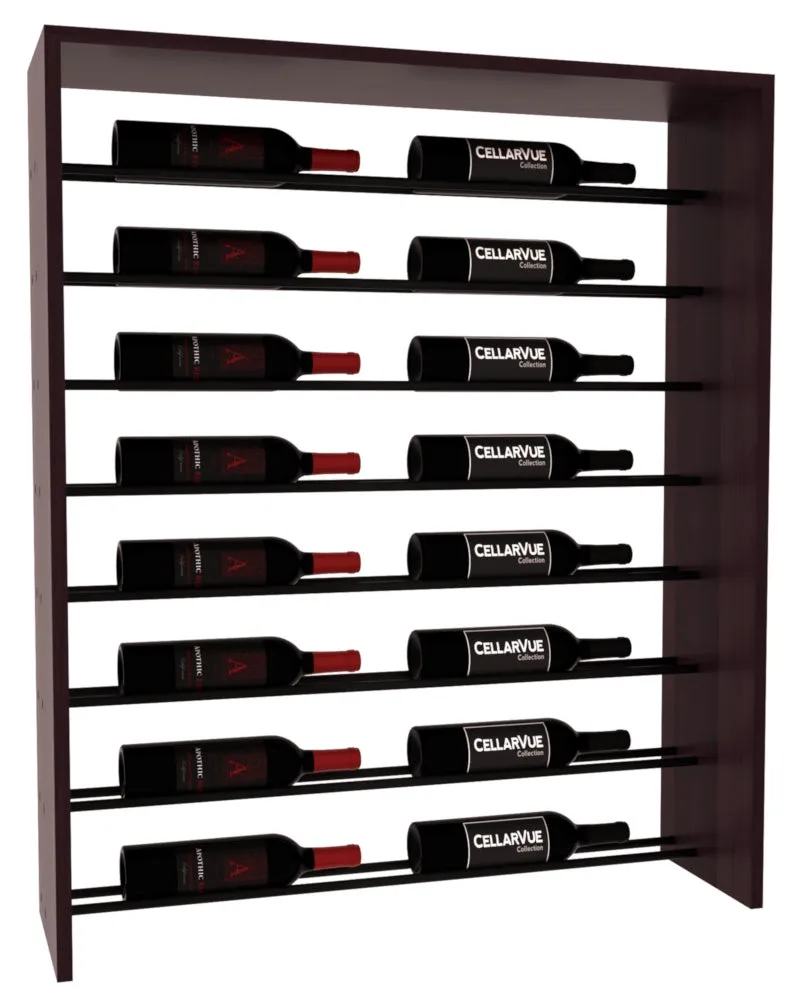 InstaCellar - 35" Horizontal Top Display - Black Metal Rods