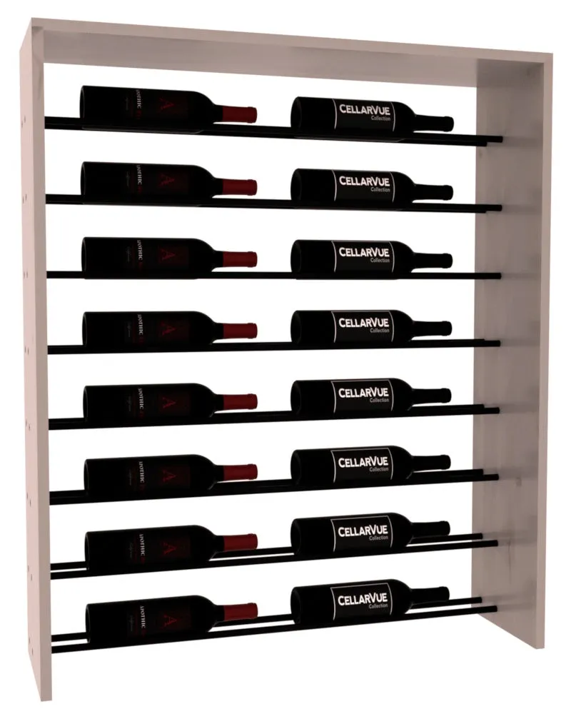 InstaCellar - 35" Horizontal Top Display - Black Metal Rods