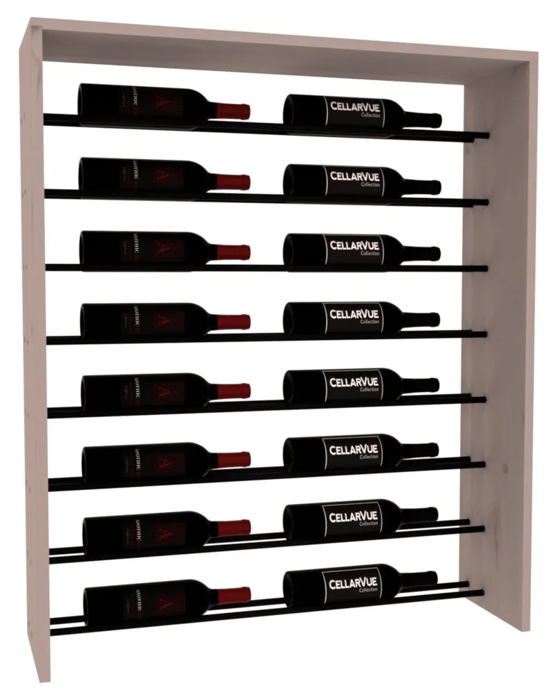 InstaCellar - 35" Horizontal Top Display - Black Metal Rods