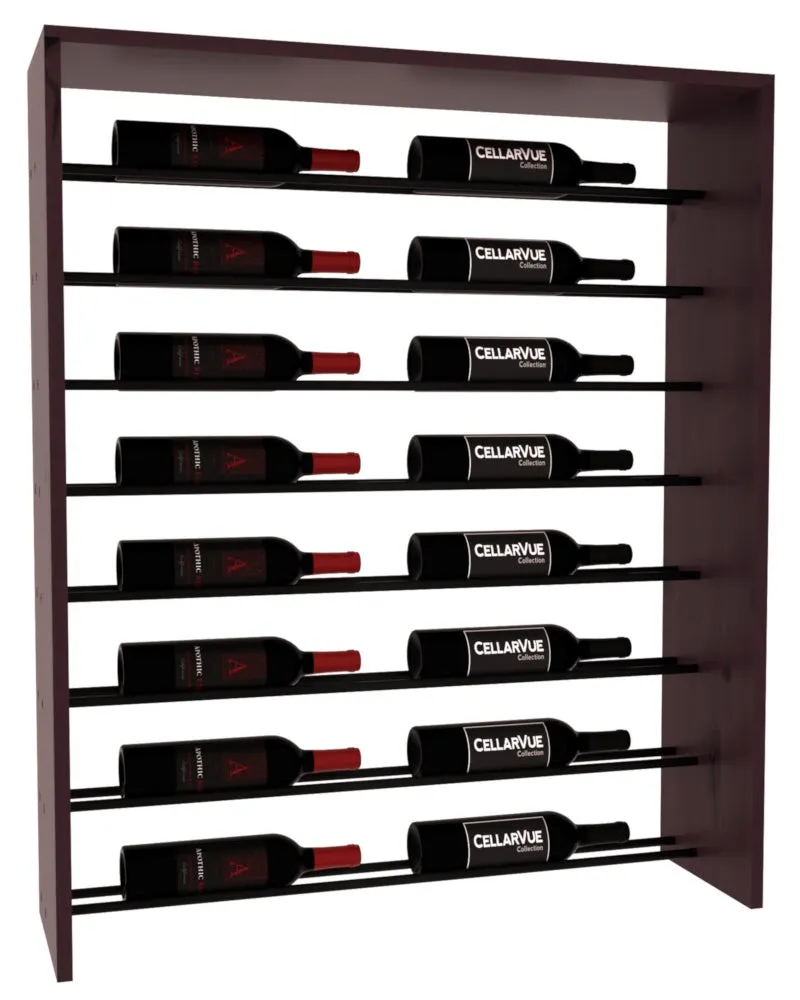 InstaCellar - 35" Horizontal Top Display - Black Metal Rods