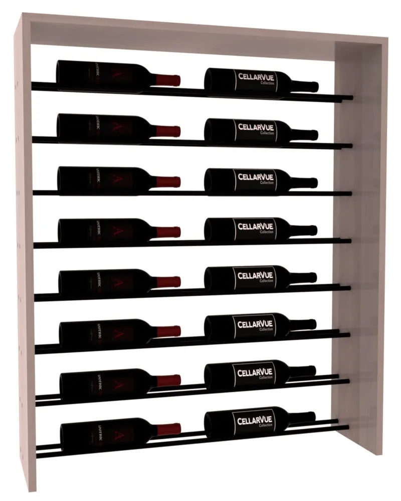 InstaCellar - 35" Horizontal Top Display - Black Metal Rods