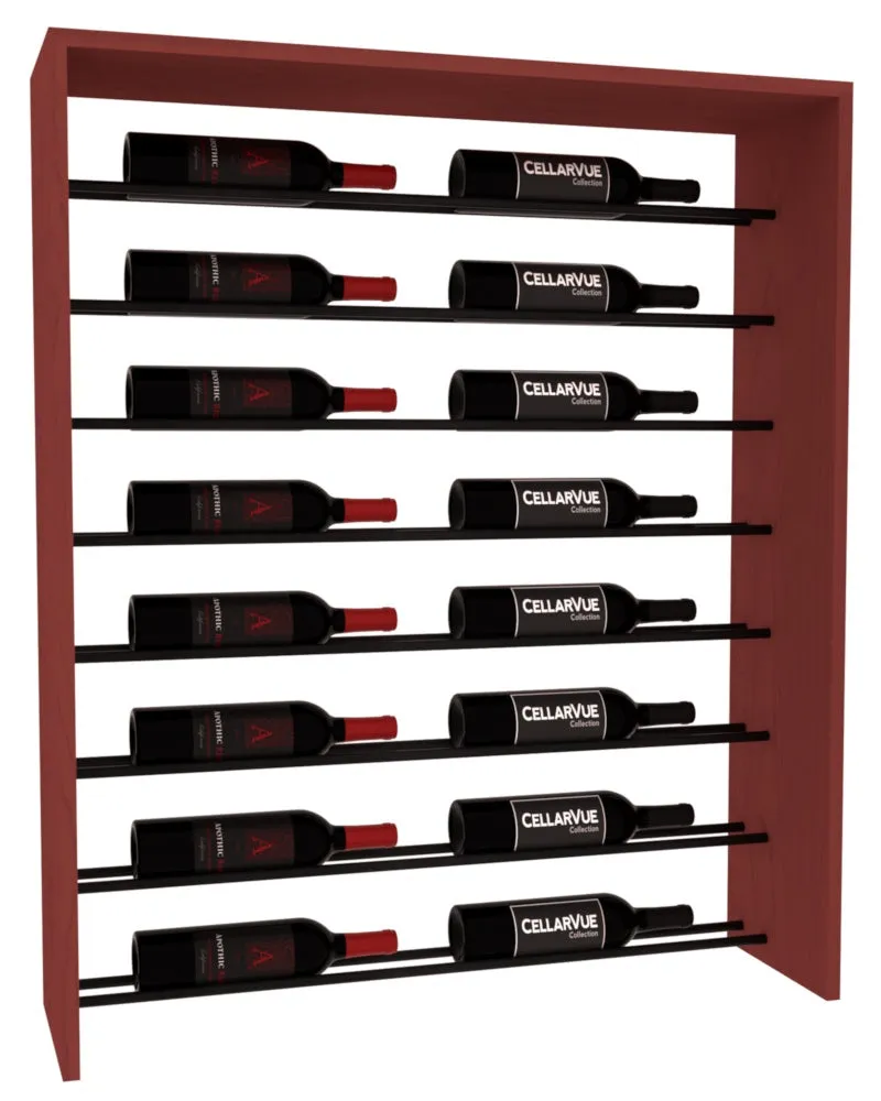 InstaCellar - 35" Horizontal Top Display - Black Metal Rods