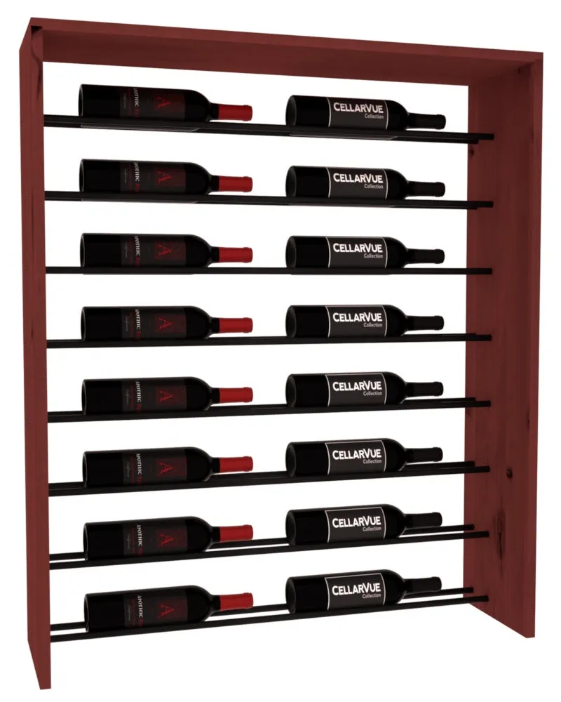 InstaCellar - 35" Horizontal Top Display - Black Metal Rods
