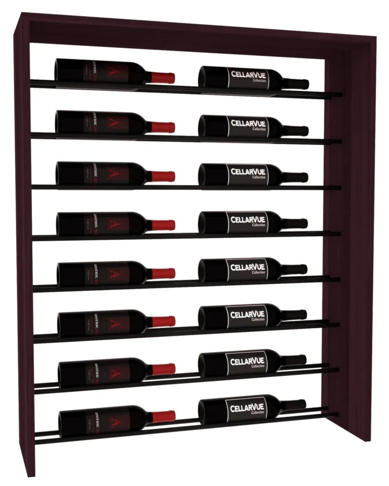 InstaCellar - 35" Horizontal Top Display - Black Metal Rods