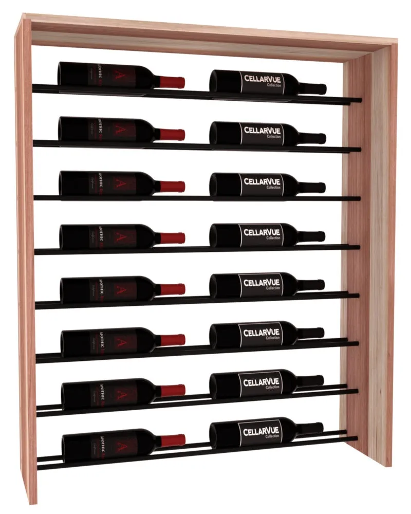 InstaCellar - 35" Horizontal Top Display - Black Metal Rods