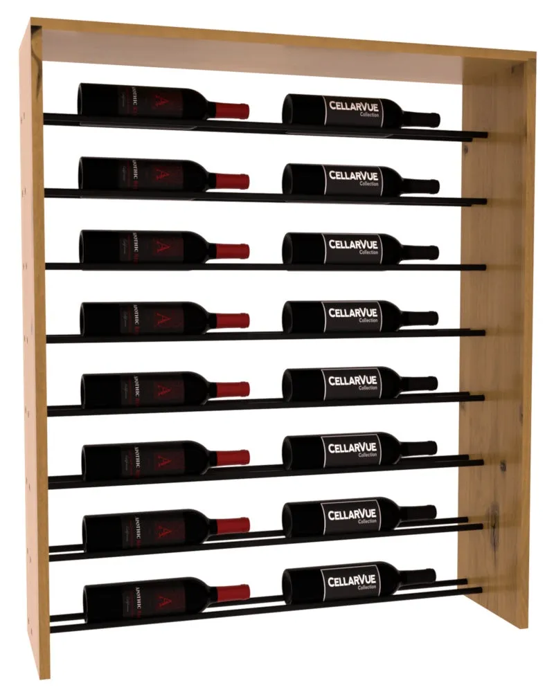 InstaCellar - 35" Horizontal Top Display - Black Metal Rods