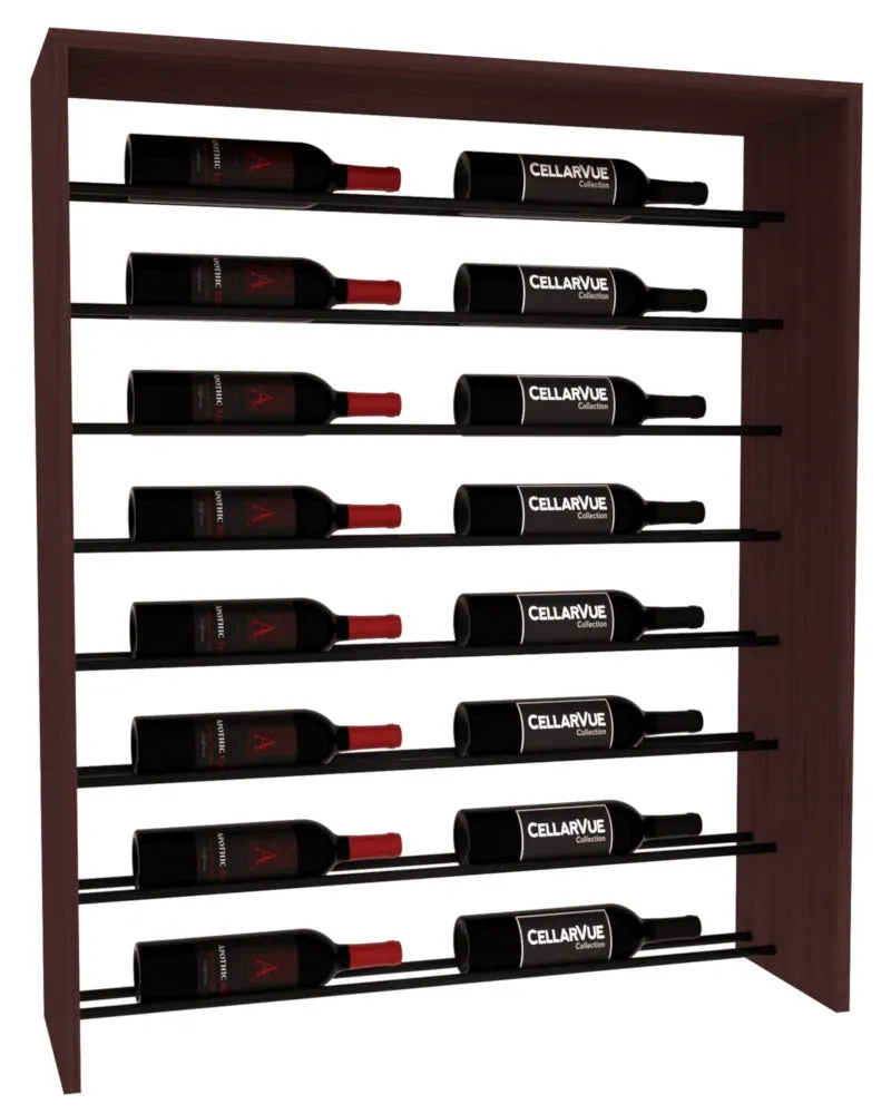 InstaCellar - 35" Horizontal Top Display - Black Metal Rods