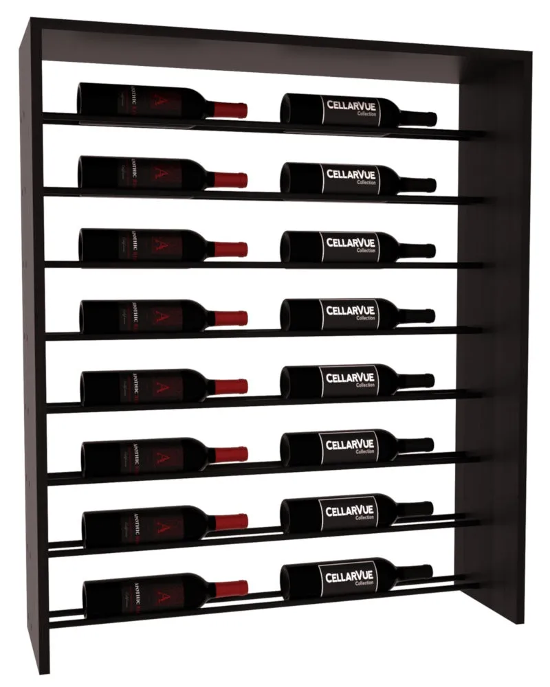 InstaCellar - 35" Horizontal Top Display - Black Metal Rods