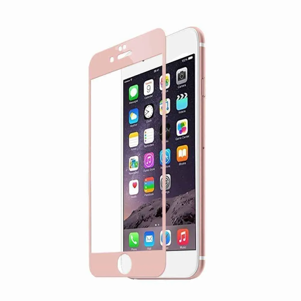 iPhone 8 Plus Tempered Glass Screen Protector (Pink) 2-Pack Gorilla Glass