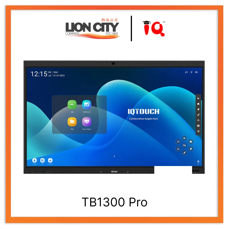 IQTouch TB1300 Pro 98" Interactive Flat Panel