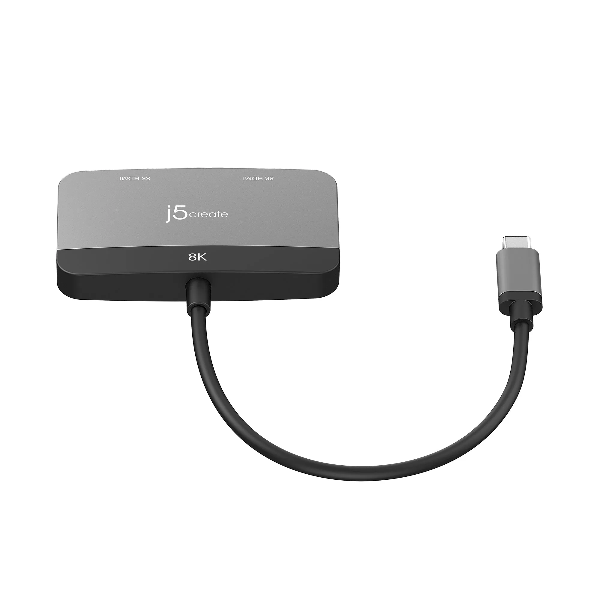 j5create 8K USB-C® to Dual HDMI™ Display Adapter