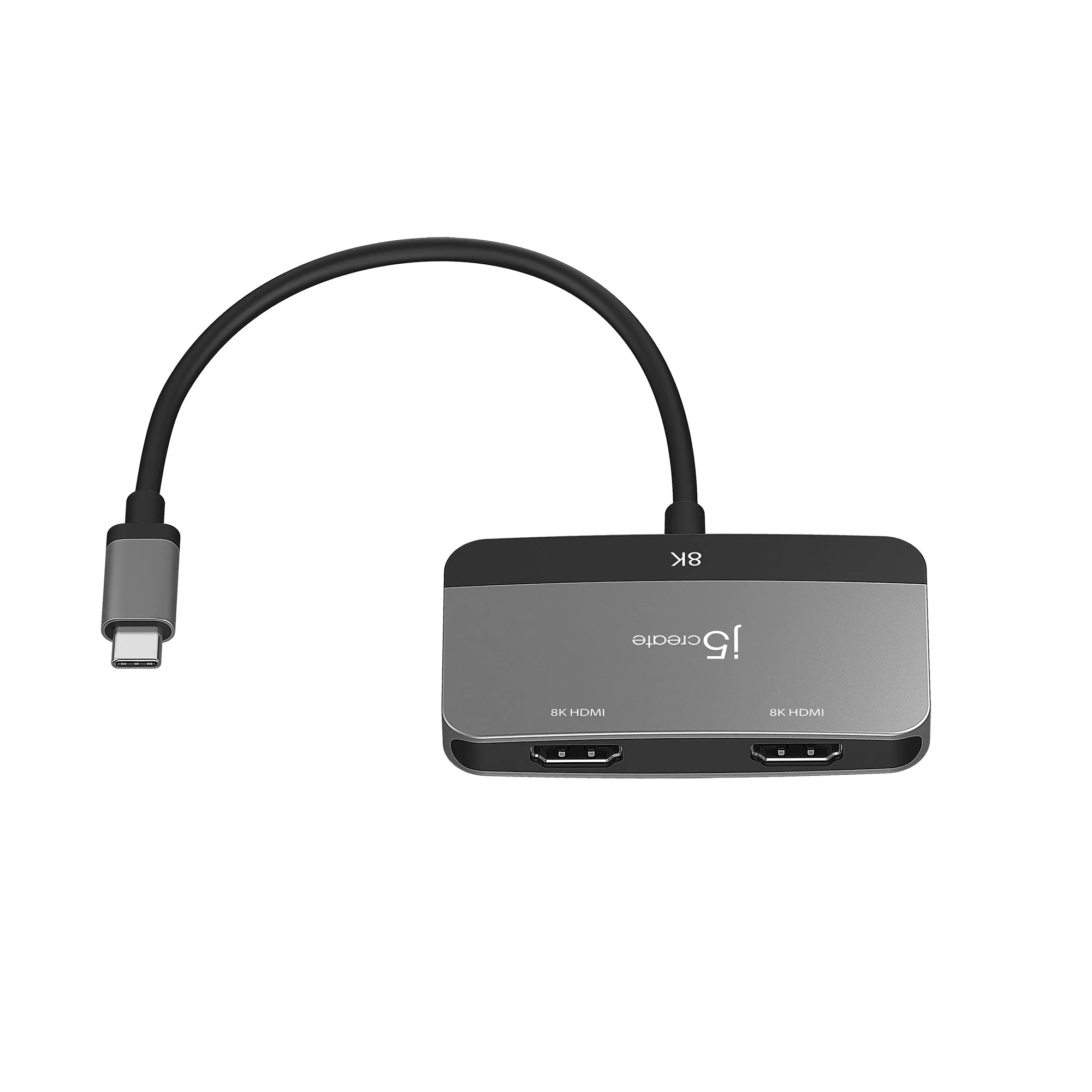 j5create 8K USB-C® to Dual HDMI™ Display Adapter