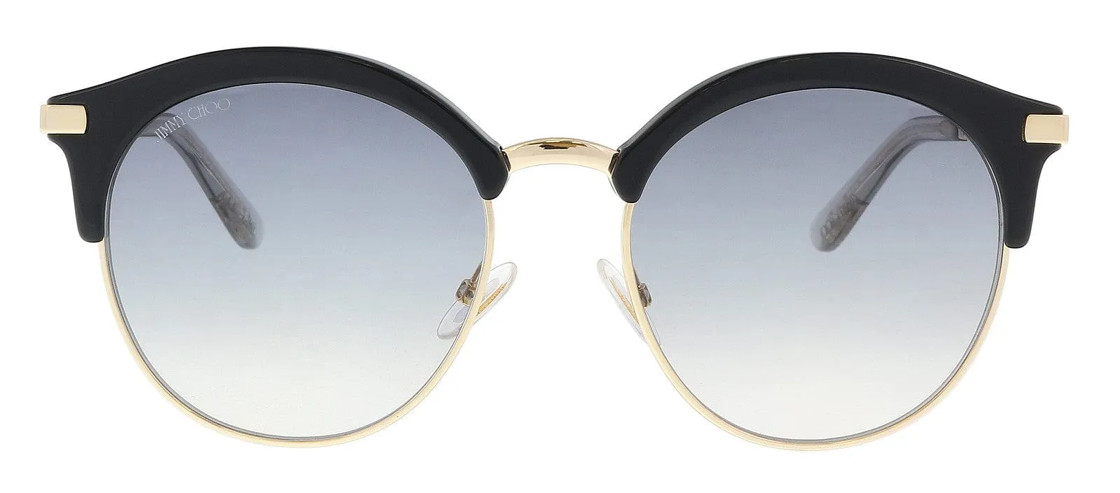 Jimmy Choo HALLY/S 00807 Black Round Sunglasses