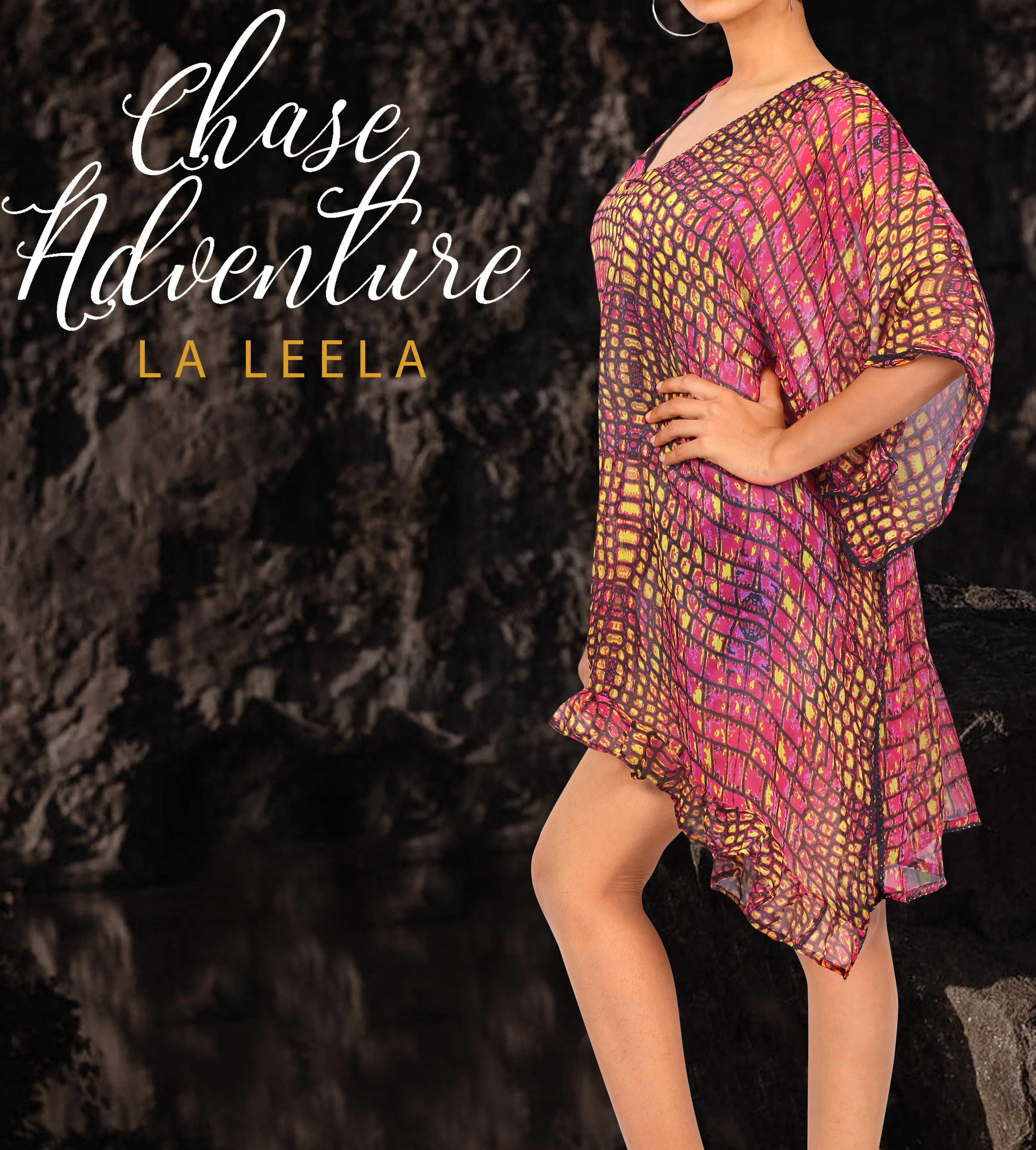LA LEELA Swimsuit Cover ups for Women Loose fit Bikini Beach Bathing Swimsuit Cover Up US 8-14 Pink_E873