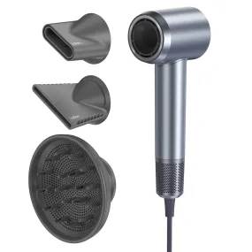 Laifen Swift Special Negative Ionic High Speed Hair Dryer With 3 Nozzles – 1600W – Silver