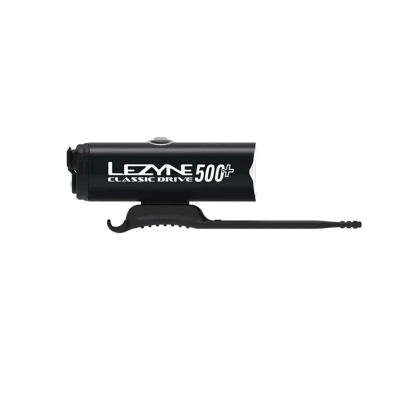 Lezyne Classic Drive 500  and Zecto Drive 200  Bicycle Light Set, Front and Rear Pair, 500/200 Lumen, USB-C Rechargeable
