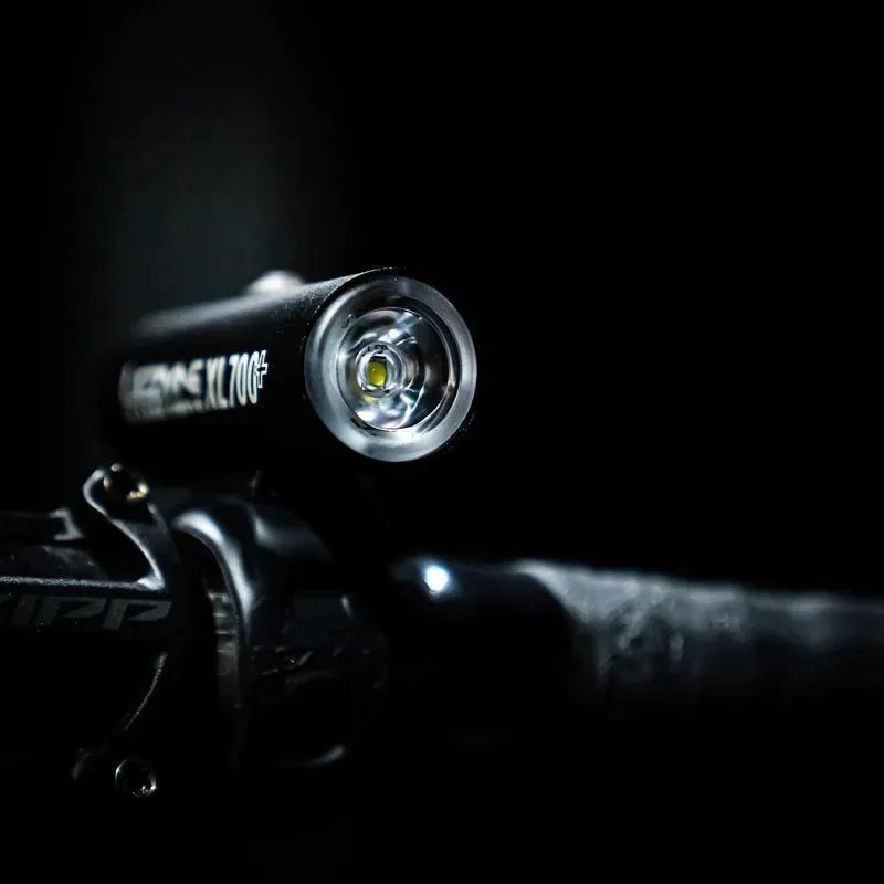 LEZYNE Classic Drive XL 700  and Zecto Drive 200  Bicycle Light Set, 700/200 Lumen, Front and Rear Pair, White/Red LED, USB-C Rechargeable